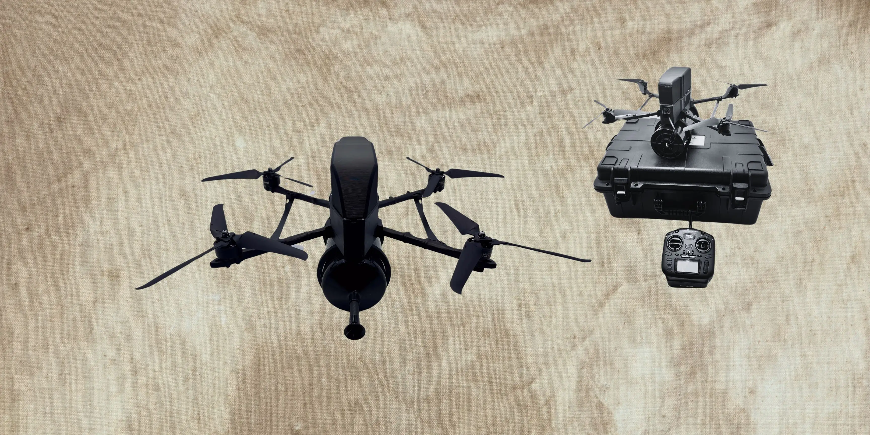 Fiberoptik Kablolu FPV Dron